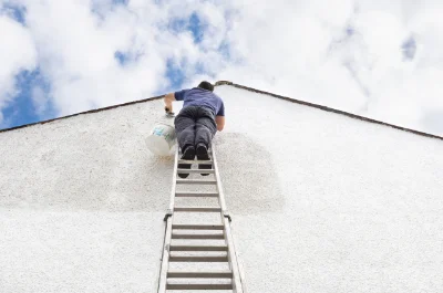 Peinture extérieure à la Berthenoux — façades et ravalement